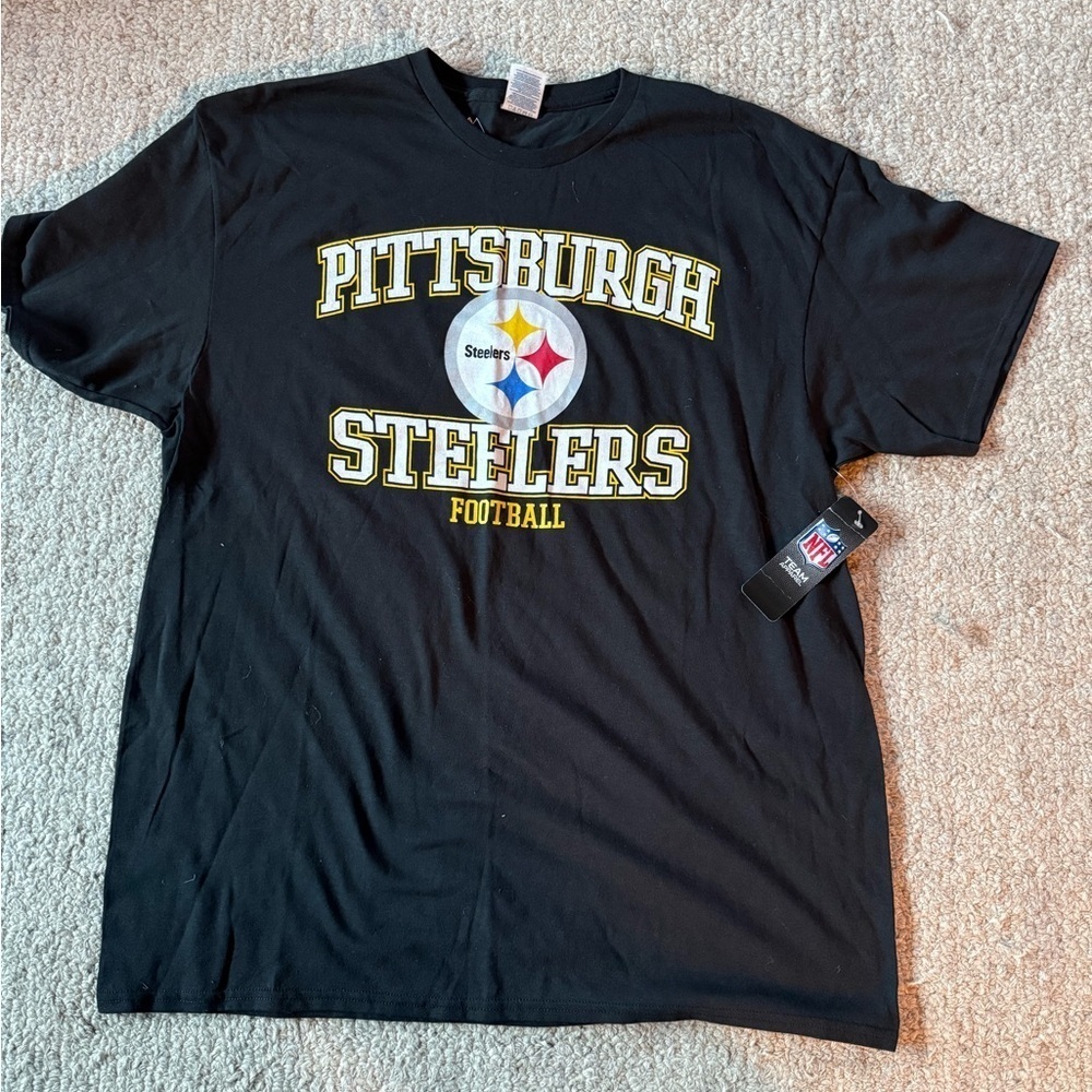 Black Pittsburgh Steelers Tee